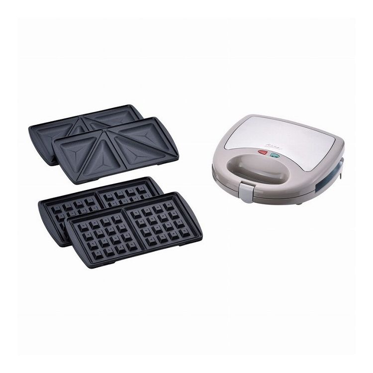 着脱式ホットサンド（3枚組） 楽天市場】ラノー 着脱式ホットサンドメーカーW 2枚組【送料無料