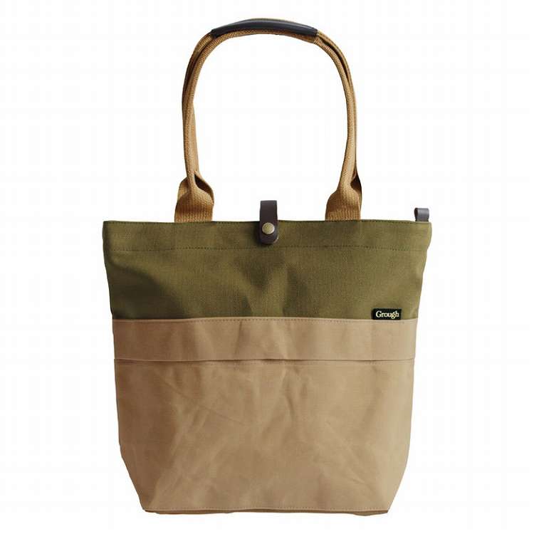 楽天市場】そだてる帆布Grough パラフィン加工帆布×レザー トート