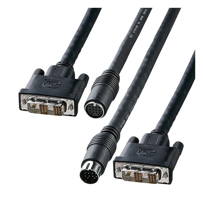 サンワサプライ DVI工事配線ケーブル(シングルリンク) KC-DVI-K100(代引不可)【送料無料】 16,102円