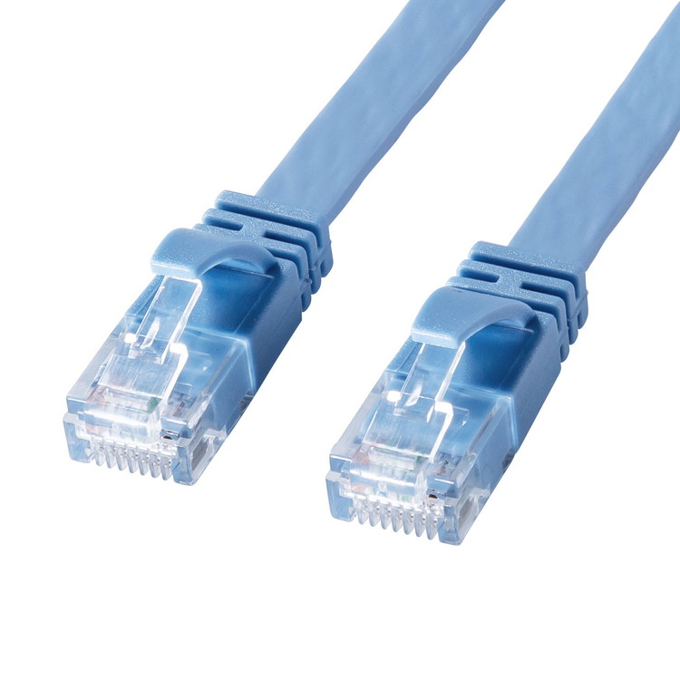 LANケーブル カテゴリ6A フラット KB-FL6AL-30BL(代引不可)【送料無料】