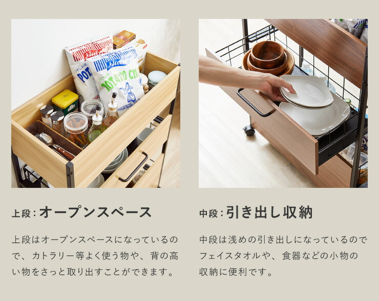 国産 楽天市場 キッチンワゴン 取り外し可能キャスター付き 大容量 木目 カントリー モダン 北欧 おしゃれ 新生活 キッチン ダイニング 収納 キッチン収納 ワゴン マルチワゴン ラック 棚 ランドリーラック スチール収納ワゴン 送料無料 リコメン堂 期間限定
