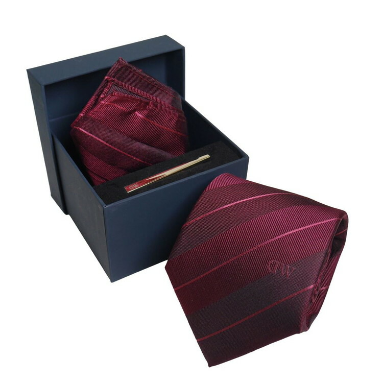 楽天市場】ダニエルウェリントン ネクタイ&タイバー&カフス 3点セット