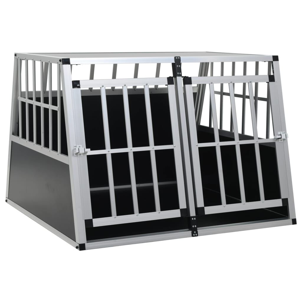 vidaXL 犬用ケージ 両開きドア付き 94x88x69cm動物&ペット用品 ペット用品 犬用品 ドッグハウス(代引不可)