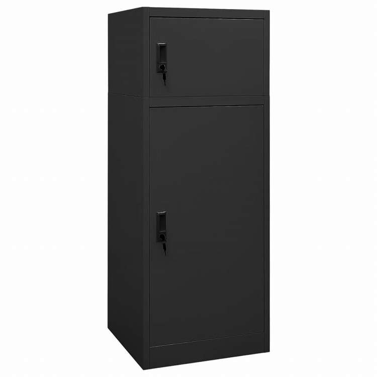 vidaXL サドルキャビネット アントラシート 53x53x140cm スチールスポーツグッズ アウトドアレクリエーション 馬術 馬用鞭アクセサリ サドルアクセサリ 鞍用品(代引不可)