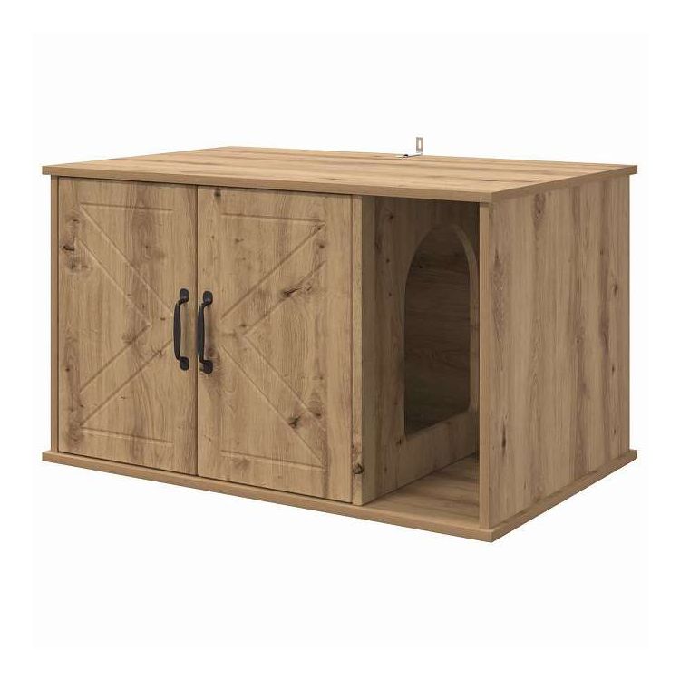 vidaXL キャットハウス アーティザンオーク 85 x 55 x 50 cm エンジニアリングウッド 動物&ペット用品 ペット用品 猫用品 猫用家具(代引不可)｜リコメン堂