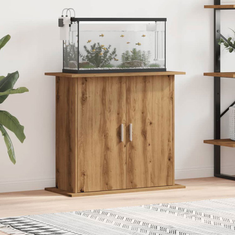 vidaXL 水槽スタンド アーティザンオーク 81×36×73cm エンジニアードウッド 動物 ペット用品 ペット用品 魚用品 Aquarium Stands(代引不可)