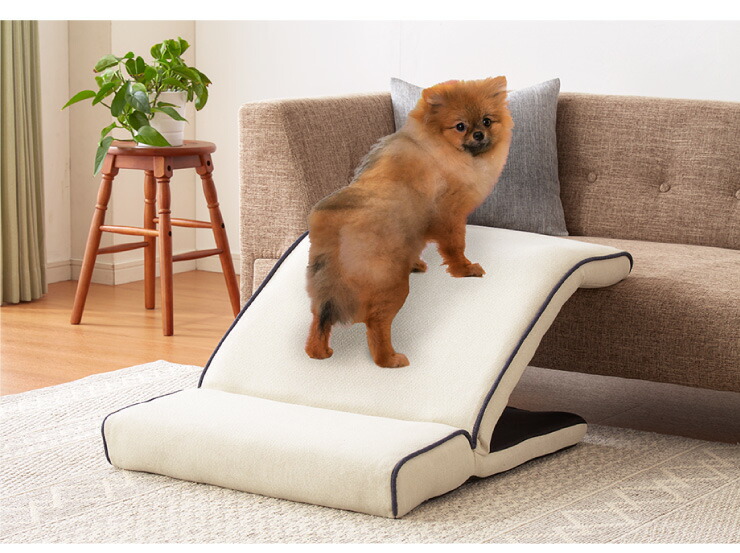 ペットスロープ 幅60cm 犬用スロープ 介護 ペット用 ドッグステップ 14段階高さ調節可能