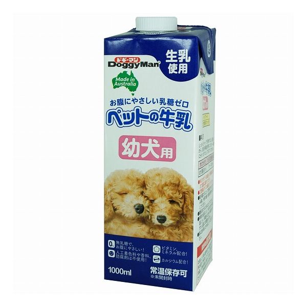 【10個セット】 ドギーマン ペットの牛乳 幼犬用 1000ml x10【送料無料】 5,862円