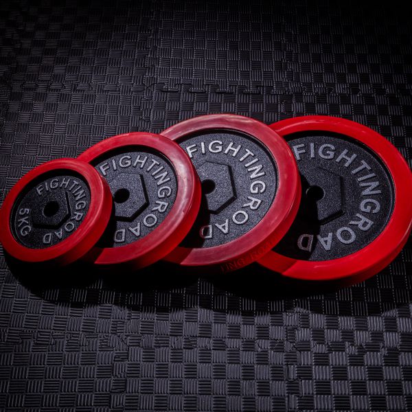 ファイティングロード　ダンベル20キロセット FIGHTING ROAD】ダンベル 可変式 ラバー高品質マットタイプ 20