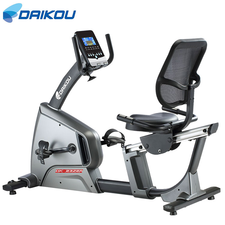 DK-8328R リカンベントバイク フィットネスバイク 電動マグネット式負荷 家庭 トレーニングマシーン クロストレーナー エリプティカル リハビリ トレーニング 低床バイク(代引不可)【送料無料】