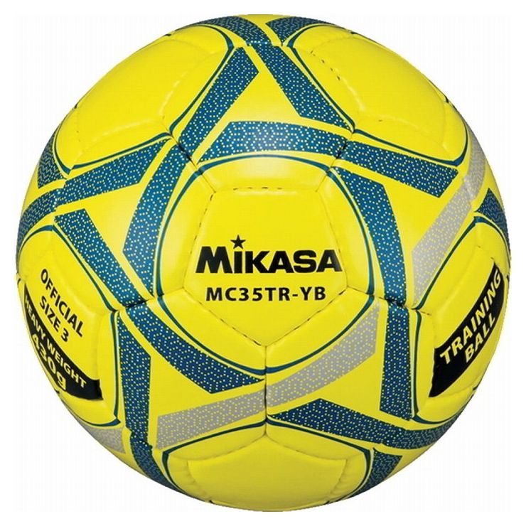 ミカサ(MIKASA) サッカートレーニングボール 3号球 イエロー×ブルー MC35TRYB【送料無料】