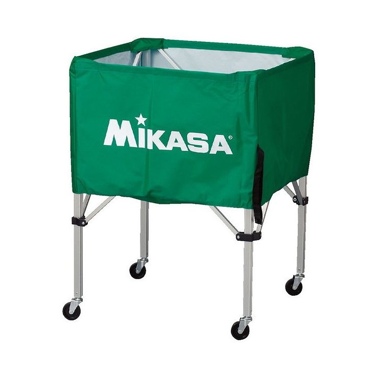 ミカサ(MIKASA) 器具 ボールカゴ 箱型・中(フレーム・幕体・キャリーケース3点セット) BCSPS グリーン