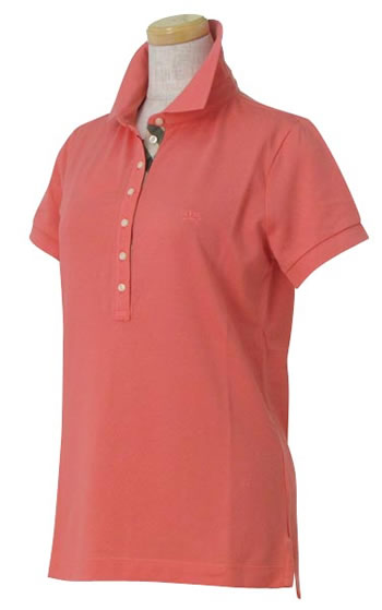 burberry polo shirt womens orange