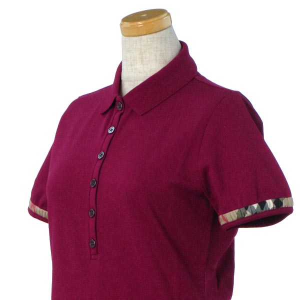 burberry polo shirt womens pink