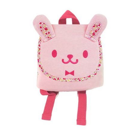 やわらかニット かぶせ付きリュック うさぎ かわいい おしゃれ 動物 子供 プレゼント(代引不可)