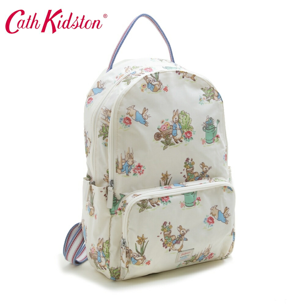 Kidston Backpack Pocket バックパック Cath Warm Rabbit Allotment Peter Allotment Rabbit レディース Cream キャスキッドソン 送料無料 リコメン堂ファッション館