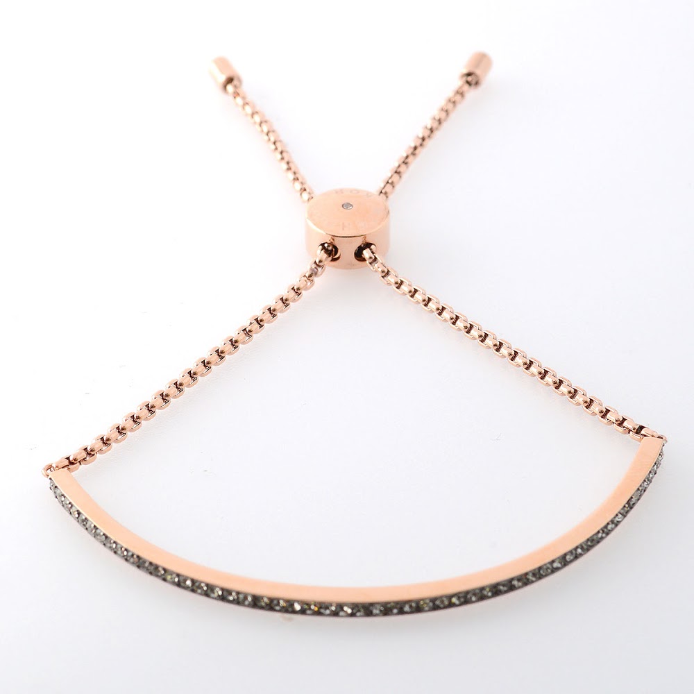 michael kors rose gold pave bracelet