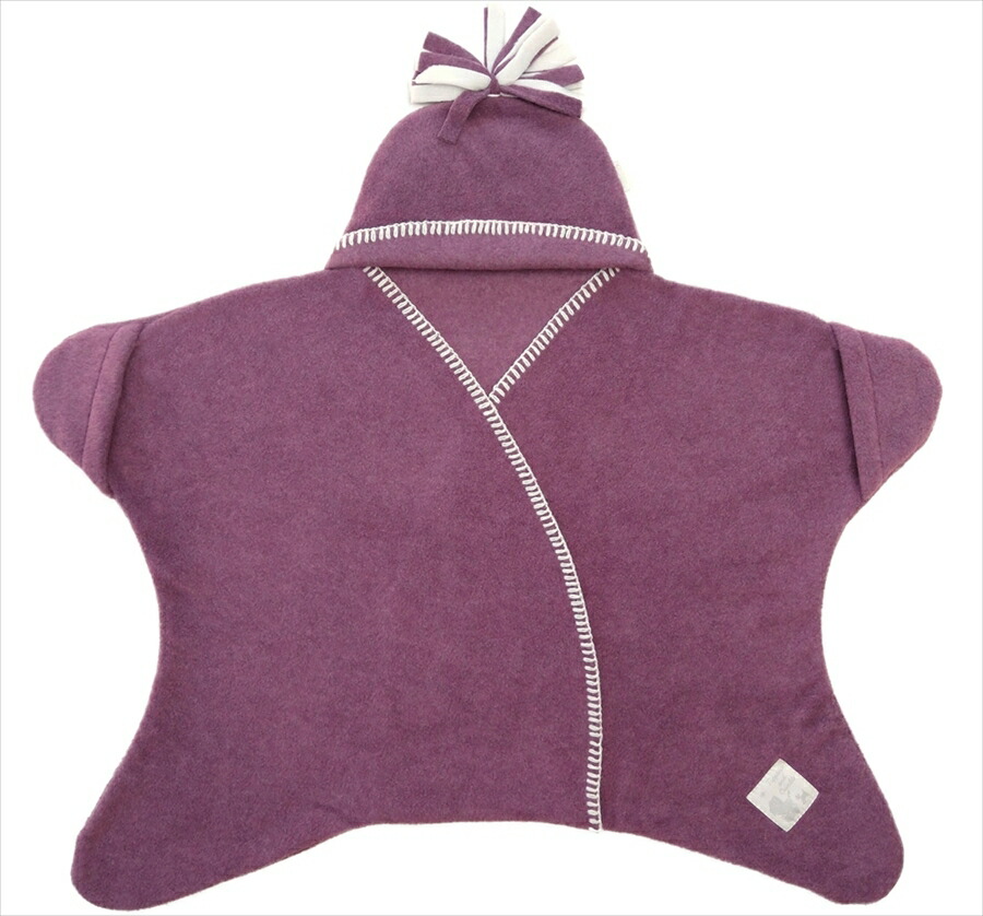 Tuppence & Crumble タッペンスアンドクランブル 星型フリースアフガン スターラップ 0-4M パープル 1個 新生児~生後4ヶ月頃【送料無料】【ポイント10倍】