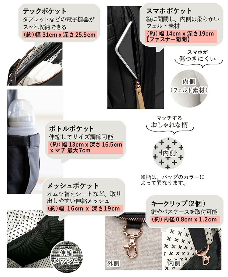 PetuniaPickleBottomペチュニアピックルボトムピボットマザーズバッグリュックサンド/ブラック赤ちゃんベビーファミリー子供子ども幼児育児キッズ【送料無料】