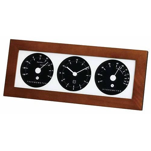(まとめ)EMPEX 置き掛け兼用 時計 リビウッディ温・湿クロック LV-4302 ダークブラウン【×2セット】 茶 送料無料 yn-lv-4302.jpg
