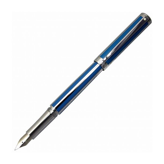 SHEAFFER シェーファー インテンシティ スカイブルーストライプ 万年筆 ペン先 M 中字 おしゃれ プレゼント 贈り物 祝い品【送料無料】｜リコメン堂ファッション館