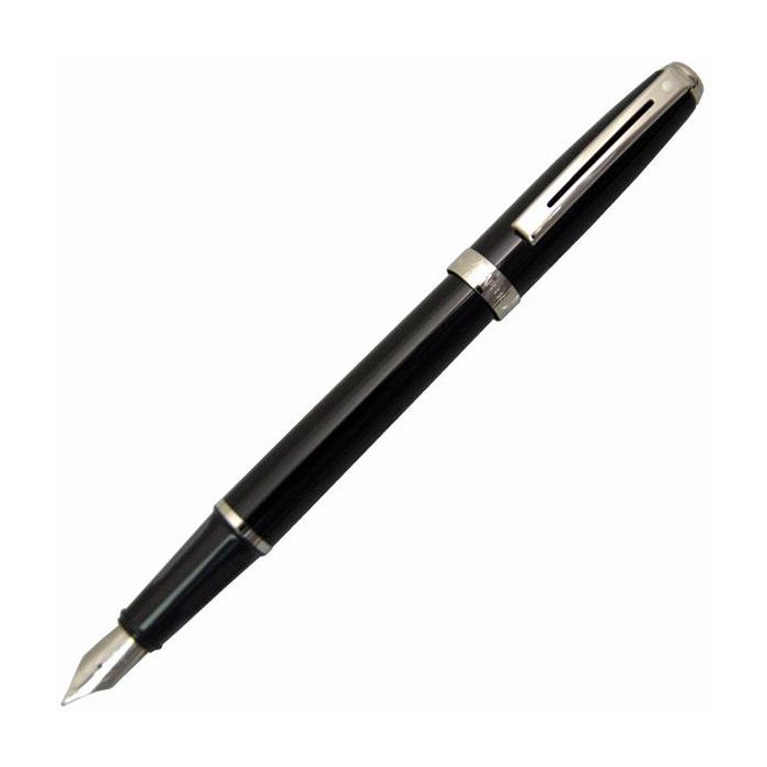 SHEAFFER シェーファー プレリュード ブラックラッカー 万年筆 ペン先 F 細字 おしゃれ プレゼント 贈り物 祝い品【送料無料】｜リコメン堂ファッション館