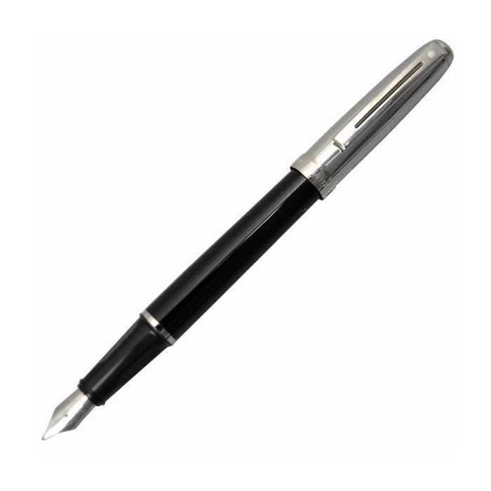 SHEAFFER シェーファー プレリュード ブラックラッカーパラディウム NT 万年筆 ペン先 F 細字 おしゃれ プレゼント 贈り物 祝い品【送料無料】｜リコメン堂ファッション館