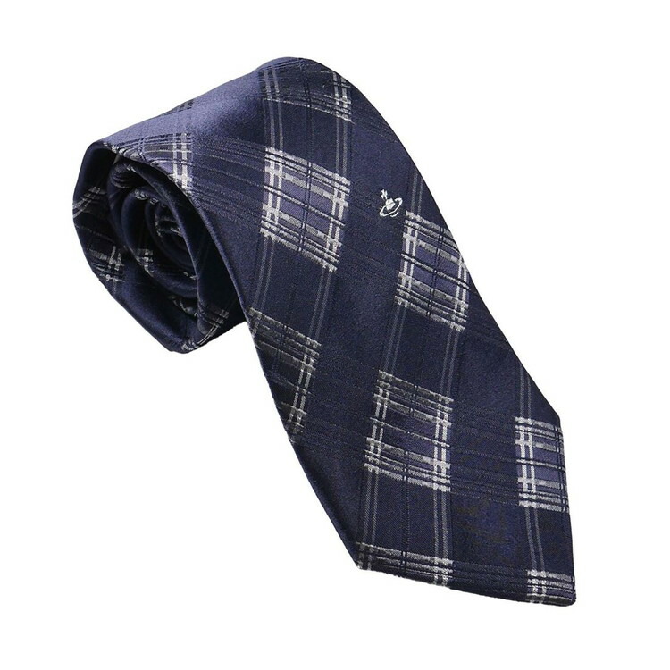 楽天市場】ヴィヴィアンウェストウッド ネクタイ チェック系 ネイビー