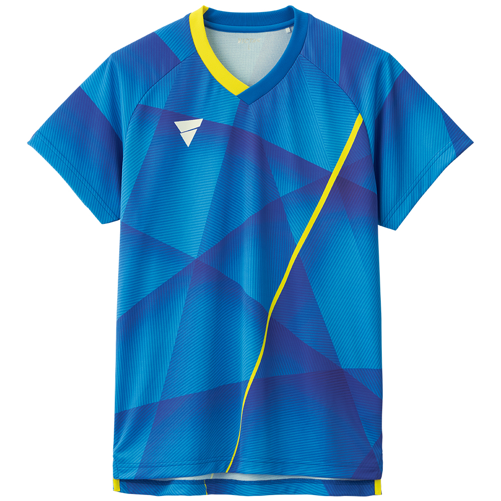VICTAS 卓球ゲームシャツ V-NGS200 男女兼用 031484 ブルー 卓球 年間定番