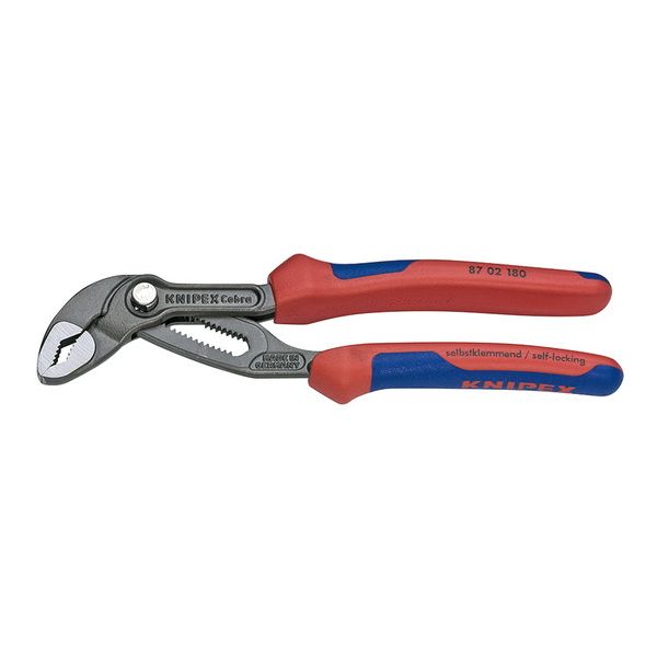 楽天市場】ＫＮＩＰＥＸ ミニウォーターポンププライヤー コブラ 125ｍｍ【8701-125】(水道・空調配管用工具・ウォーターポンププライヤー) :  リコメン堂インテリア館