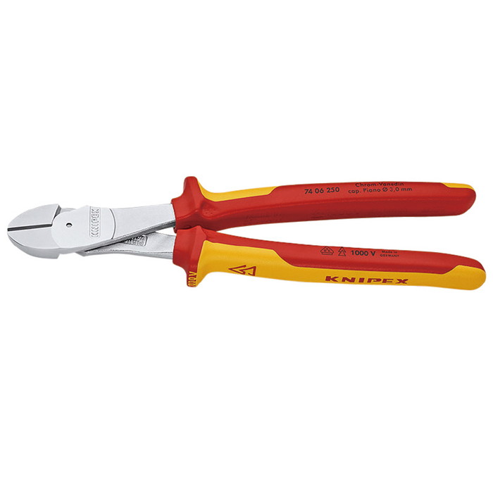KNIPEX(クニペックス) 7406-250 絶縁強力斜ニッパー 1000V(代引不可)【送料無料】
