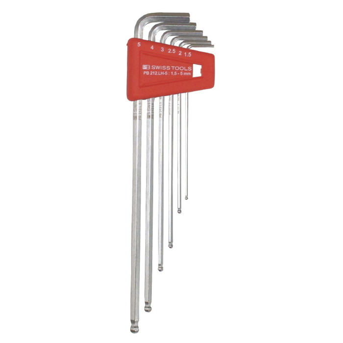 PB SWISS TOOLS PBスイス 212LH-5CN ボール付ロング六角棒レンチセット(代引不可)【送料無料】