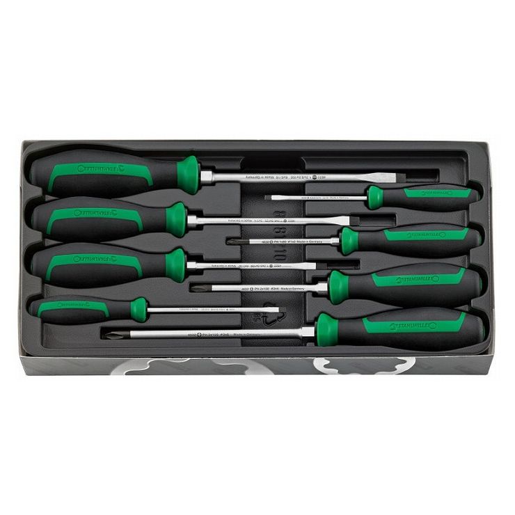 STAHLWILLE スタビレー 4697/8 ドライバーセット 8PC (96469715)(代引不可)【送料無料】