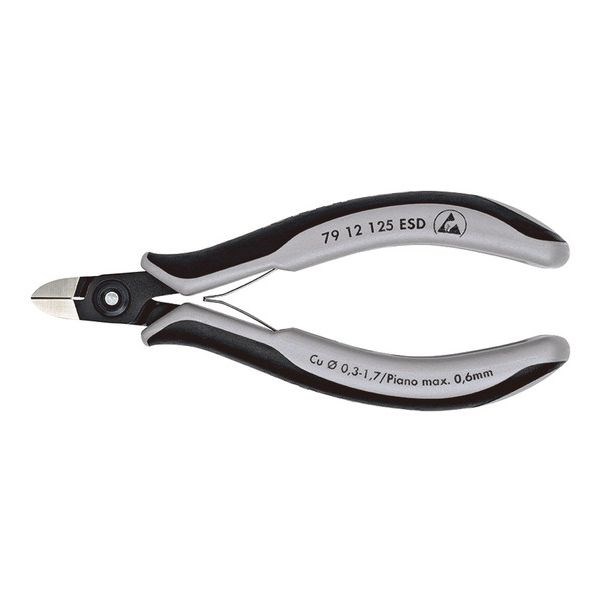 KNIPEX(クニペックス) 7912-125ESD エレクトロニクスニッパー【送料無料】(代引不可) 9,804円