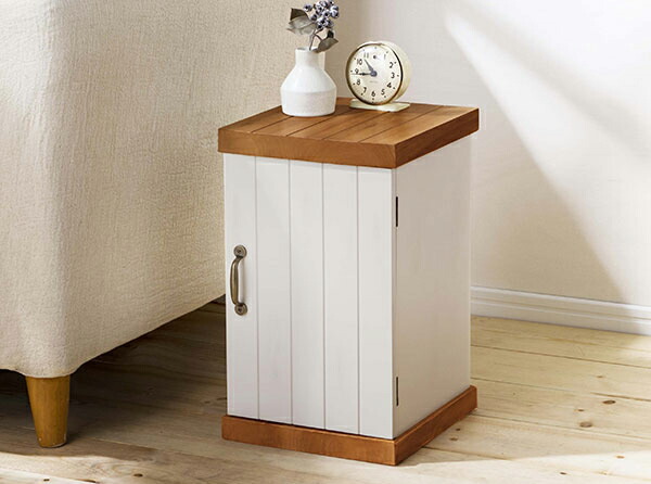 楽天市場 ルーター収納 ボックス Wifiルーター サイドテーブル ルーター収納サイドボックス テーブル おしゃれ インテリア 収納 代引不可 送料無料 リコメン堂インテリア館