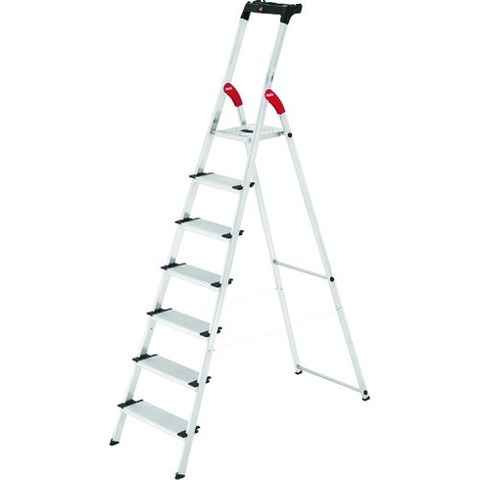 ハセガワ 上枠付踏台 L-80 7ステップ(17776) L807(代引不可)【送料無料】|リコメン堂インテリア館