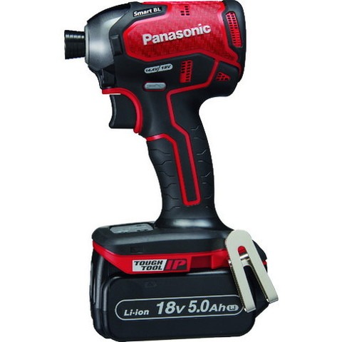 Panasonic パナソニック デュアル インパクトドライバー 18V 5.0Ahセット 赤 EZ76A1LJ2GR(代引不可)