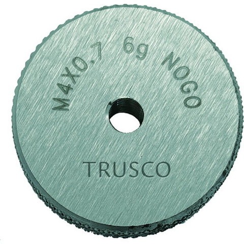 TRUSCO トラスコ ネジ用リングゲージ 止マリ 6g M2×0.4 TRNGO6GM2X0.4(代引不可)【送料無料】