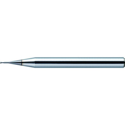 ユニオンツール DLCCOAT2枚刃銅電極加工用ロングネックボールR0.075×有効長0.3×刃長0.12×首径0.14×全長45 DLCLB20015003(代引不可)【送料無料】