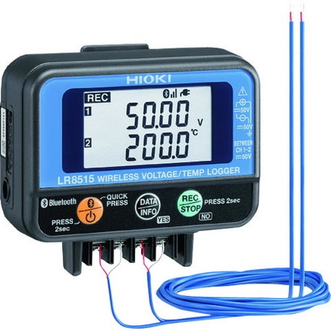 HIOKI ワイヤレス電圧・熱電対ロガー LR8515 LR8515(代引不可)【送料無料】 39,995円