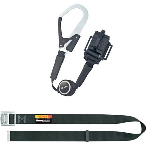 タジマ 胴ベルト用 ER150縦型L1 スチールベルトLセット B1SLERTL1BK(代引不可)【送料無料】