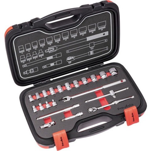 Pro-Auto 3/8DR.21PCソケットレンチセット PA3021(代引不可)【送料無料】