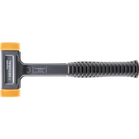 HALDER セキューラルハンマー ポリウレタン(イエロー) 頭径35x45mm 3380.045(代引不可)【送料無料】|リコメン堂インテリア館