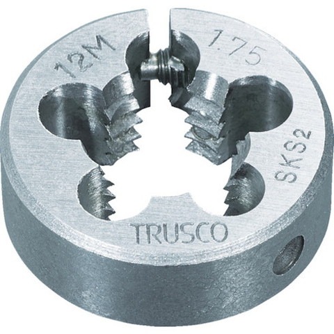 TRUSCO トラスコ 丸ダイス 細目 63径 M30X2.0(SKS) T63D30X2.0(代引不可)【送料無料】|リコメン堂インテリア館