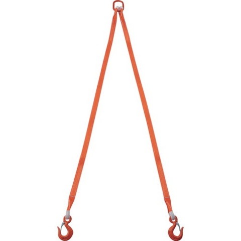TRUSCO トラスコ 2本吊ベルトスリングセット 35mm幅X2m 吊リ角度60°時荷重1.72t(最大使用荷重2t) G352P20(代引不可)【送料無料】