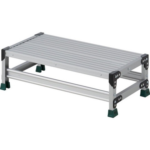 TRUSCO トラスコ 作業用踏台 1段 高サ0.25m 天板800×400 TSF1825 組立品 組立設置不可(代引不可)【送料無料】