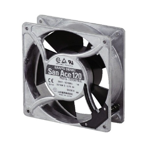 SanACE ACファン(92×25mm AC200V-プラグコード付属) S109S092(代引不可)【送料無料】