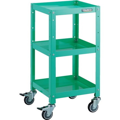 TRUSCO トラスコ ラビットワゴン 360X360 ウレタン車輪 YG色 RBW733UYG(代引不可)【送料無料】|リコメン堂インテリア館