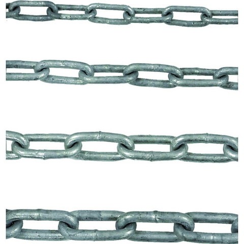 ニッサチェイン 鉄ドブメッキ溶接リンクチェイン 4.8mm×30m IW48DOBU(代引不可)【送料無料】