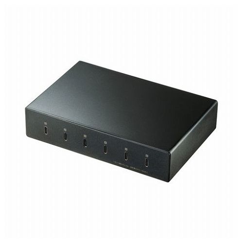 サンワサプライ USB Type-C充電器 6ポート・合計18A・高耐久タイプ ACA-IP81(代引不可)【送料無料】